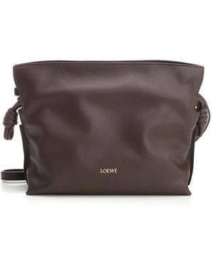 Loewe Flamenco Mini Clutch Bag - Brown