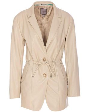 Urbancode Tie-Waist Jacket - Natural