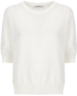 Kangra Short Sleeve Top - White