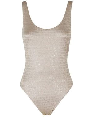 Balmain Brasilian Swimsuit - Brown