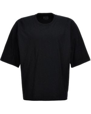 Homme Plissé Issey Miyake Crewneck Short-Sleeved T-Shirt - Black
