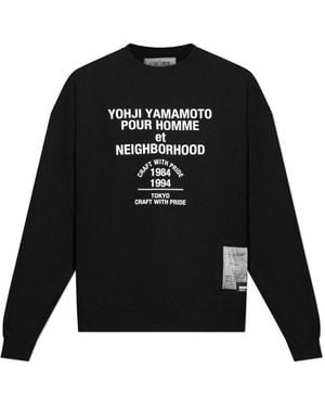 Yohji Yamamoto X Neighborhood Crewneck Sweatshirt - Black