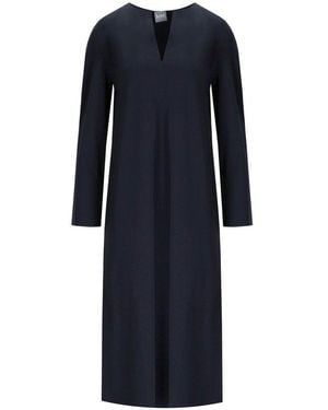 【送料&関税込】Max Mara Sansone V-neck Long-sleeved Dress Max Mara Sansone V-Neck Long-Sleeved Dress in Brown | Lyst