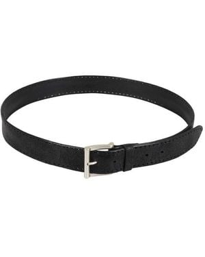 Orciani Frog Micro-Studs Belt - Black