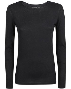 Majestic Filatures Long Sleeve Top - Black