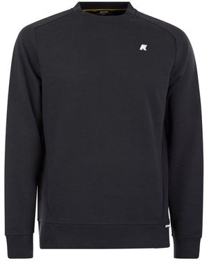 K-Way Crew Neck Jumper - Black