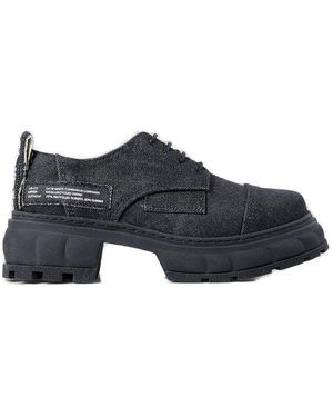 Viron X Ln Cc Alter Lace-Up Denim Shoes - Gray
