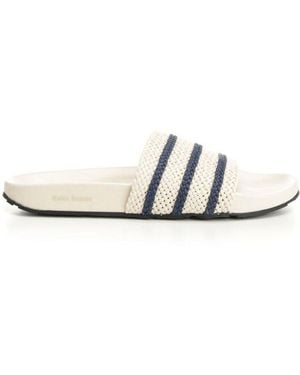 Adidas by Wales Bonner Open Round Toe Slides - White