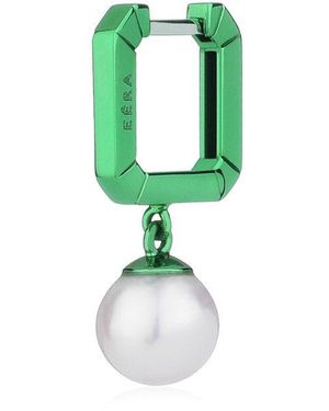 Eera Pearl Drop Earrings - Blue