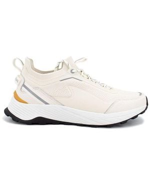 Paul & Shark Off-road Megagrip Lace-up Trainers - White