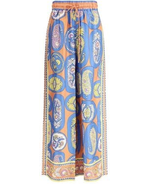 ALÉMAIS Luis High Waisted Pants - Blue