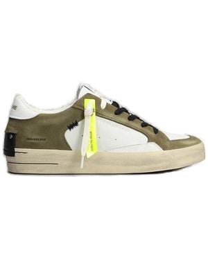 Crime London Sk8 Deluxe Lace-Up Sneakers - Multicolor