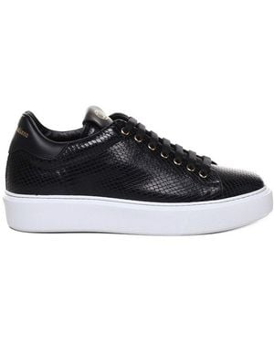 Giuliano Galiano Fire Lace-Up Sneakers - Black