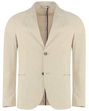 THE (Alphabet) Single Breasted Two Button Blazer - Natural