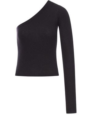 Rick Owens Ziggy One-Shoulder T-Shirt - Blue