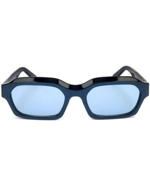 Retrosuperfuture Rectangular Frame Sunglasses - Blue