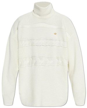 adidas BLUE VERSION Club Knit Zip Sweater - Wrong Weather