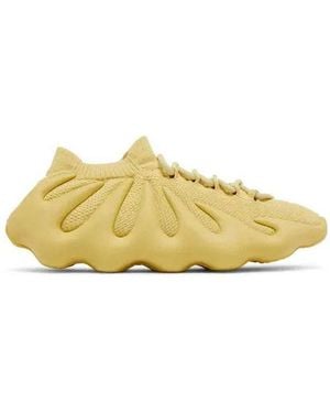 Yeezy Sulfur 450 Lace-Up Sneakers - Yellow