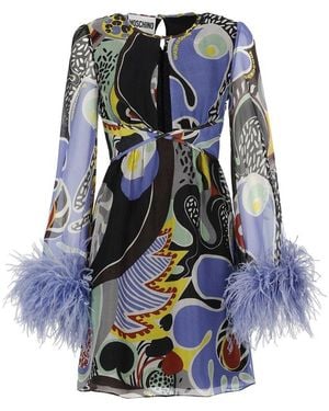 Moschino Silk Dress - Blue