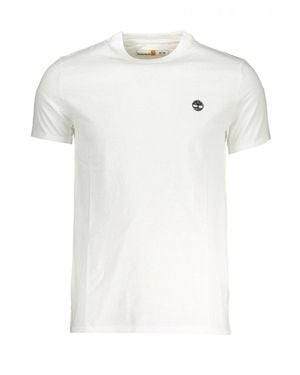 Timberland Logo Printed T-Shirt - White