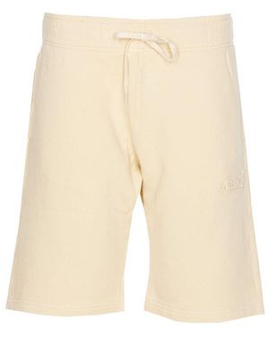 Autry Logo Shorts - Natural