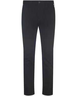 Emporio Armani Logo Plaque Skinny Jeans - Blue