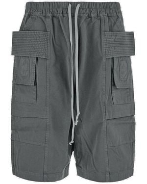 Rick Owens Creatch Cargo Shorts - Grey