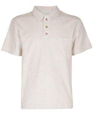 Howlin' Buttoned Polo Shirt - White