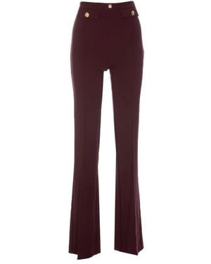 Elisabetta Franchi Trousers - Red