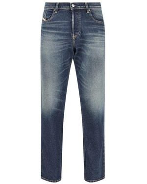DIESEL 2023 D-Finitive Straight-Leg Jeans - Blue