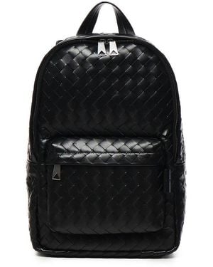 Bottega Veneta Small Intrecciato Backpack - Black
