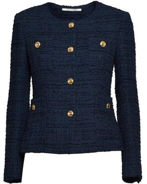 Tagliatore Beverly Crew Neck Jacket - Blue