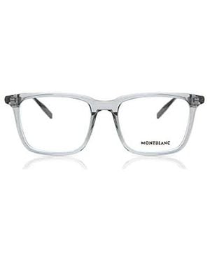 Montblanc Rectangular Frame Glasses - White
