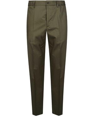 Tagliatore Straight-Leg Tailored Trousers - Green
