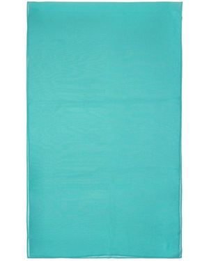 Pinko Logo-tag Rectangle Shape Scarf - Blue