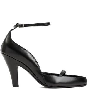 The Row Ankle Strap Heels in Black Lyst UK