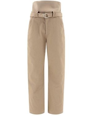 Alaïa Knit Band Cargo Trousers - Natural