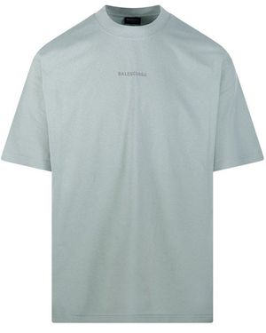 Balenciaga Airport Tag T-Shirt Medium Fit in Black for Men