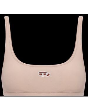 DIESEL Chelsea-Utlt Logo Cut-Out Sports Bra - Black
