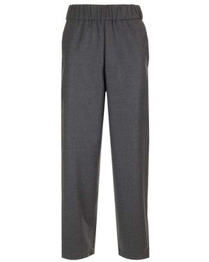 Barena Joie Elasticcted Waistband Trousers - Grey