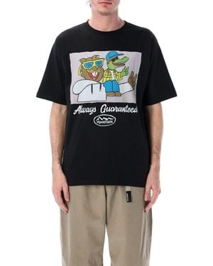 Manastash Friends Graphic T-Shirt - Black