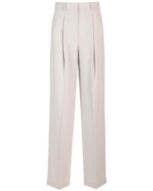 Theory Admiral Wide-Leg Trousers - White