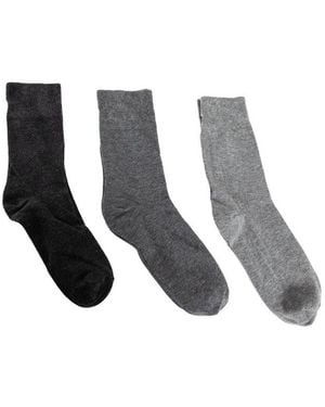 Thom Browne Three Pack Ankle-Length Socks - White