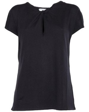 Ballantyne Knotted Detail T-Shirt - Black
