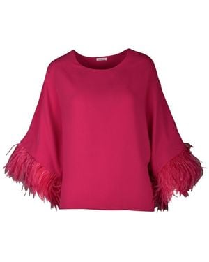 P.A.R.O.S.H. Panters Belted T-Shirt - Red