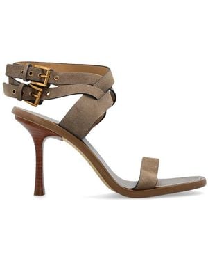 MICHAEL Michael Kors Buckled Heeled Sandals - Green