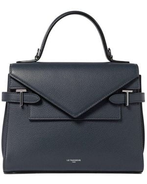 Le Tanneur Structured Tote - Blue