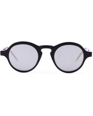 Thom Browne Round Frame Sunglasses - Black