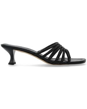 MICHAEL Michael Kors Heeled Square Toe Mules - Black