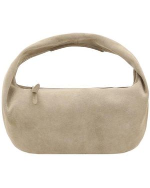 KHAITE Olivia Zipped Medium Shoulder Bag - Natural